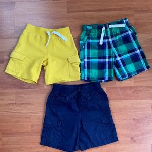 Gymboree toddler boy’s cargo shorts bundle